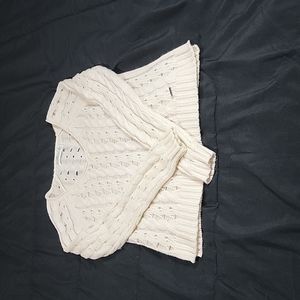 Abercrombie Cream Knit Sweater
